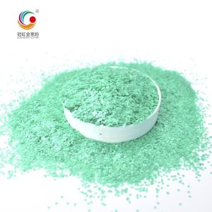 China PET Diamond Green Silver Glitter Powder Christmas Decoration For Nail Art Lip Gloss wholesale