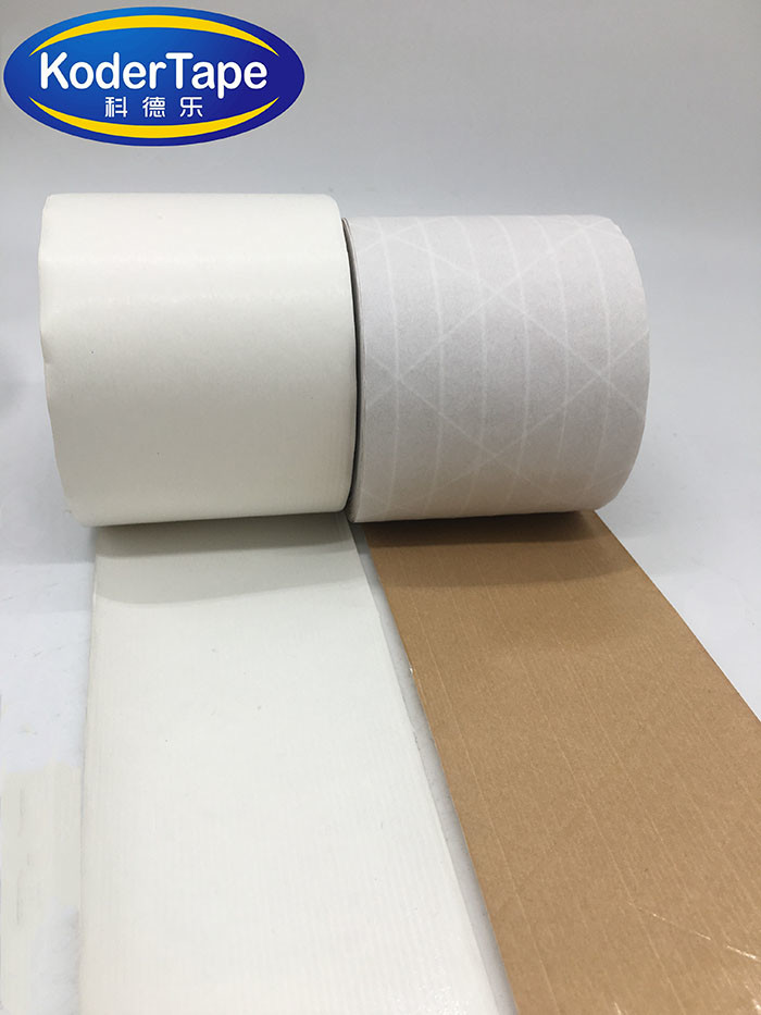Single Side Adhesive Customer Printed Gummed Paper Tape Water Activated Kraft Paper Tape