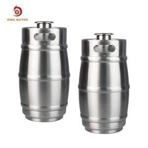 China Solid Exquisite Stainless Steel Empty 5 Litre Beer Keg wholesale