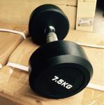 Freeman Fitness Equipment Free Weight Training Round Rubber Dumbbell Fitness