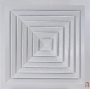 China customized Air Conditioner Accessories Square Aluminium Louvre Vents And Grilles wholesale