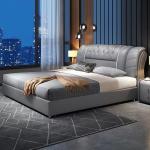 Soft Hotel Luxury Leather Bed Modern Storage Leather Bed