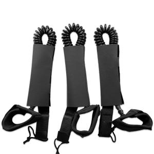 China Premium 10 Feet SUP Coil Leash With Full Size Padded Ankle Cuff on sale