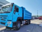 375HP Secondhand Peacock Blue Sinotruck HOWO 6*4 Dump Truck with Euro 3/4/5
