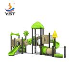Colorful Outdoor Playground Equipment Kids Outside Plastic Slide