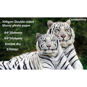 China 300gsm Double-sided gloss photo paper inkjet photo paper wholesale