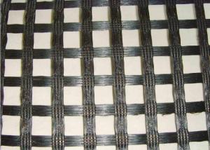 China Durable 50KNM Polyester Geogrid with High Strength for Dike Slope wholesale