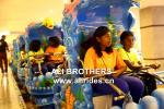 Indoor ride and glide cheapest small theme park games roller coaster for kids