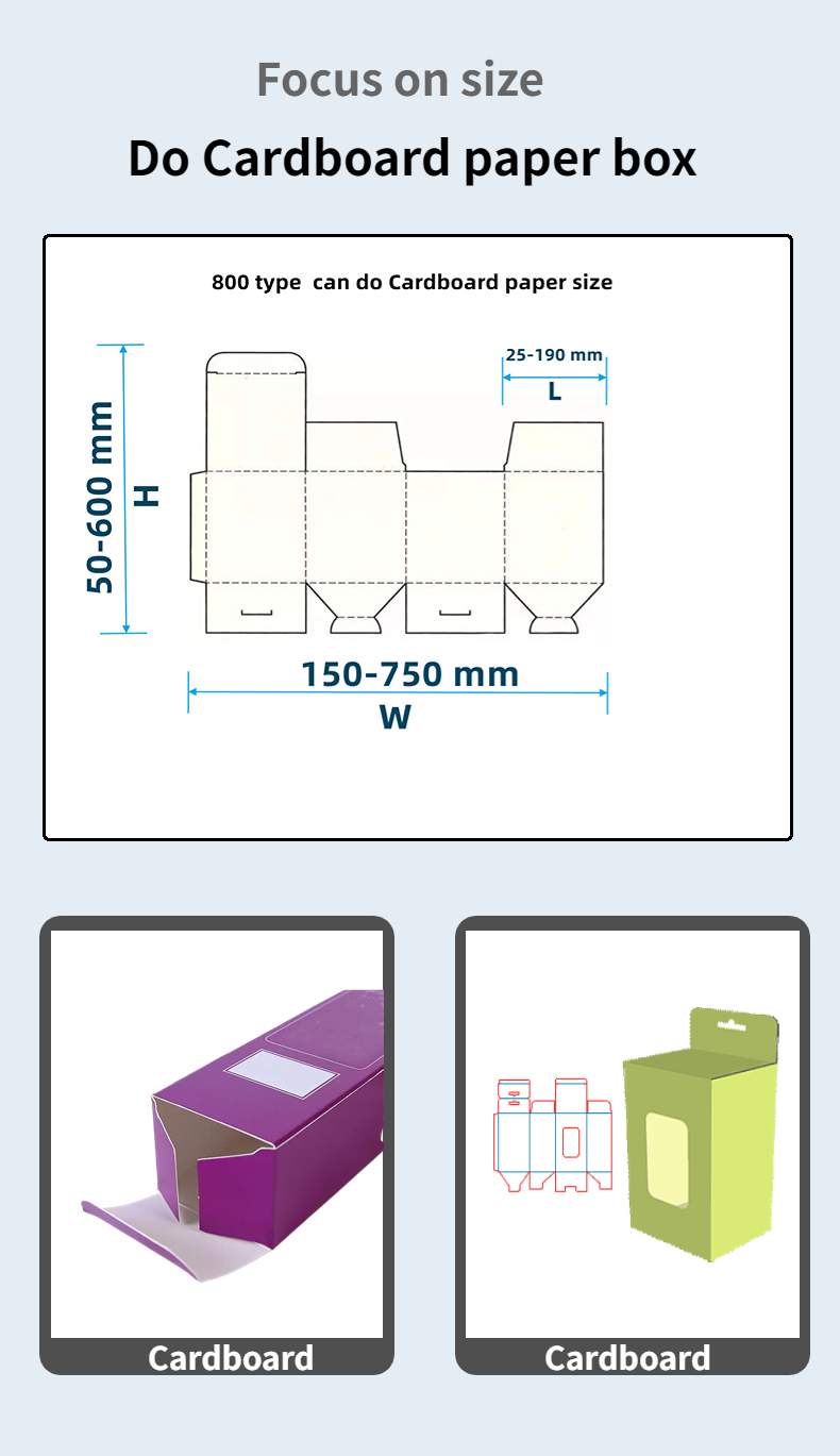 CQT 800 Cardboard/Corrugated Straight Line Box Folding and Gluing Machine with 3A PLC