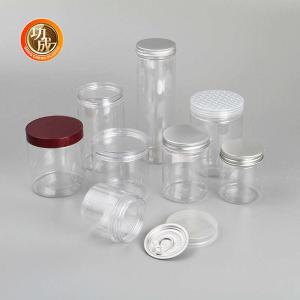 China Custom Small Plastic Food Storage Candy Cookie Jar 420ml 500ml 600ml wholesale