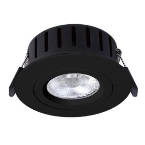 China Black Color IP44 Slim Recessed LED Downlight IC Rate wholesale