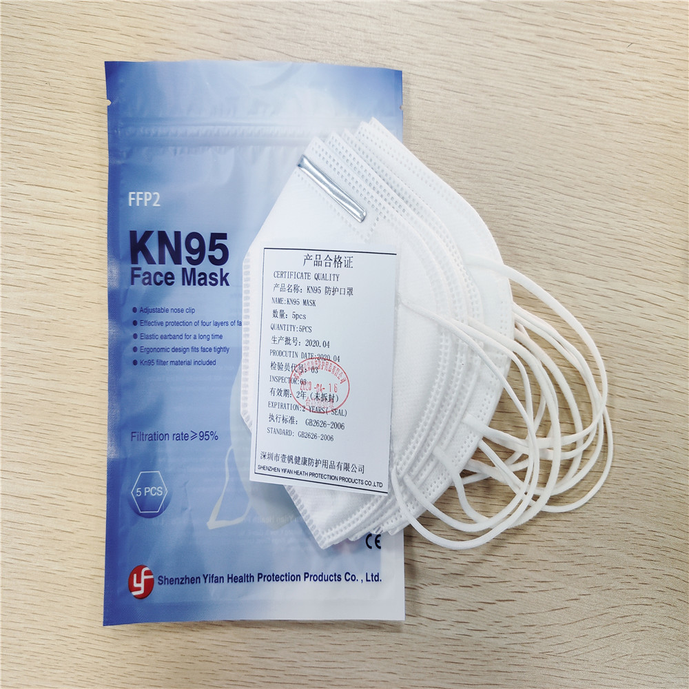 Compact Size 10*15cm Dust Resistant Mask Elastic Earloop Style FDA Assured