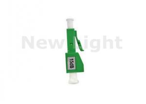 China LC Fiber Optic Attenuator Female To Male 15 dB Attenuator For Telecommunication Systems wholesale