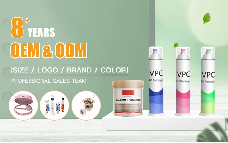 USA Plastic Bottles for Food Grade PP Vc Effervescent Tablets Decal Surface Handling