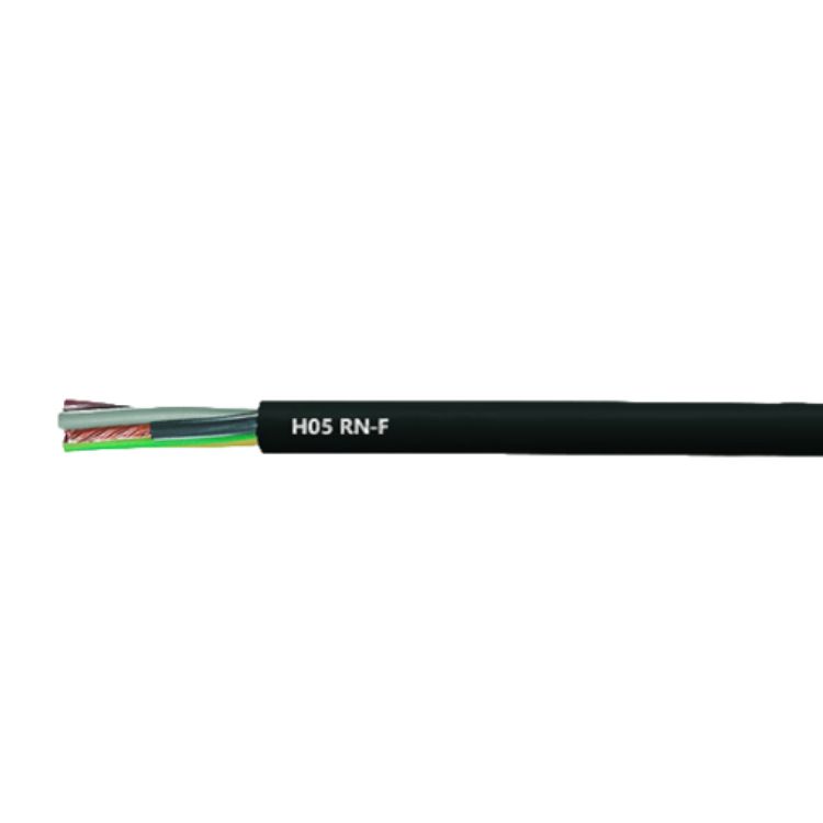 Rubber Insulation H05rn f 2x0 5 Sheathed Flexible Electrical Wire Multi Core Cable for 300/500V Electrical Requirements
