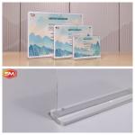 Vertical Design 10x15cm T Shape Acrylic Sign Holder