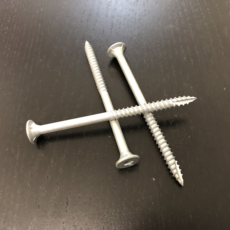 T17 Timber Batten Screws 100mm 14G Hexagon Head Wood Screws Galvanised C3