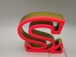 LED Faux Neon Channel Letter Signs Stainless Steel / Acrylic Material