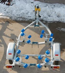 China 3.3m Galvanized Steel Jet Boat Trailers Single Jetski Trailer wholesale