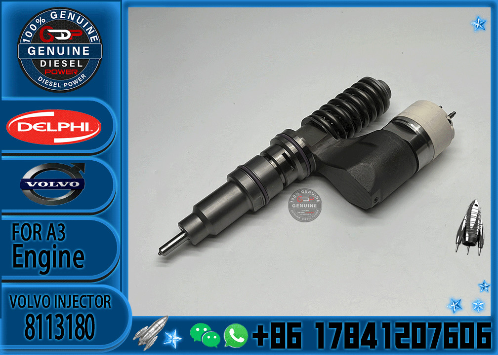 Fuel Injector Assembly 8113180 BEBE4B01003 8112660 BEBE4B01004 3964404 8170966 BEBE4810102 8113411 For Delphi Engine A3