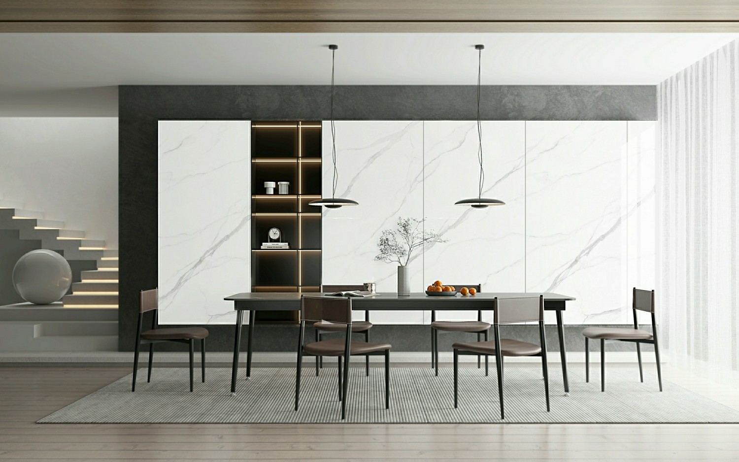 Inside Floor Antibacterial White Polished Porcelain Tile For Bathroom And Grade AAA 900x1800x9mm For Rebuilding