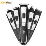 Cordless Mens Nose Hair Trimmer Set Multifunctional 600mAH USB Rechargeable