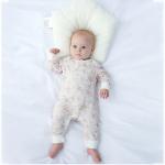 Stock Organic Cotton Baby Long Sleeve Romper Wholesale Newborn Baby Clothes