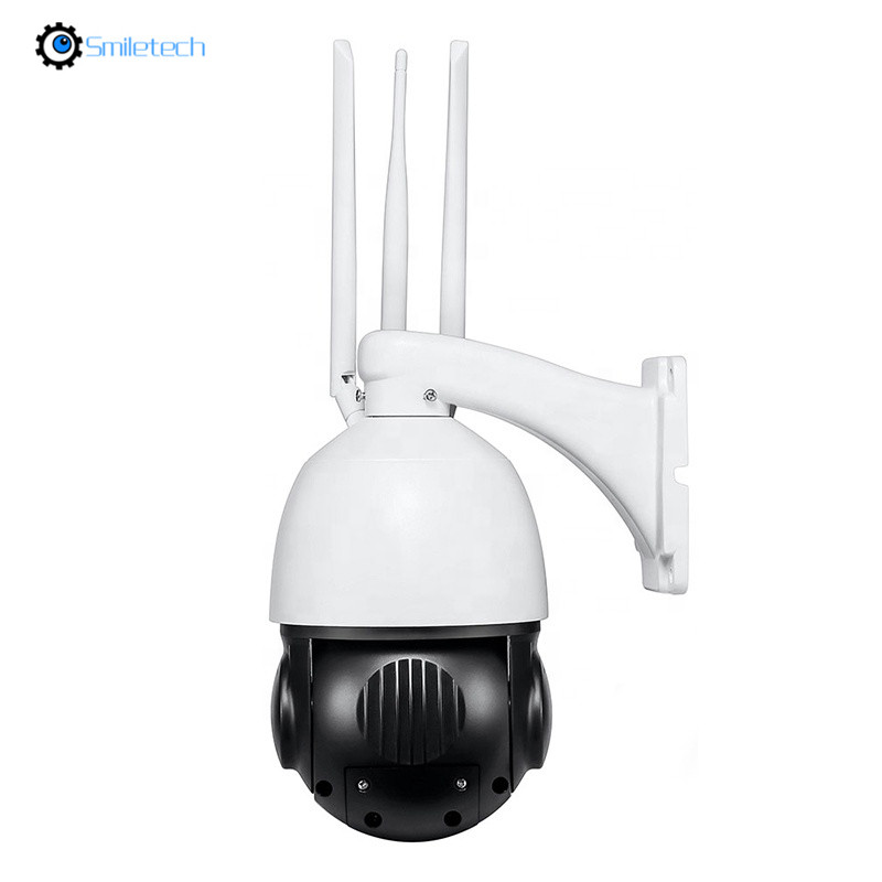 4 inch 20X optical zoom 5MP 60m IR 4G WIFI PTZ camera Waterproof IP66 128GB TF card slot solar 4G 1080p IR speed dome