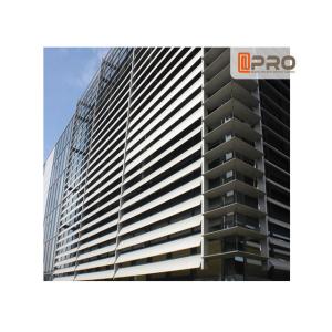 China 3.0mm Automatic Adjustable Louver Shutter Sun Shade Building wholesale