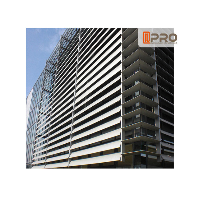 vertical sunshade louvers,panel sunshading louver,fixed sunshade louver,panel aluminium sunshade louver,aluminum airfoil louver blade
