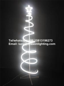 China led spiral christmas tree wholesale
