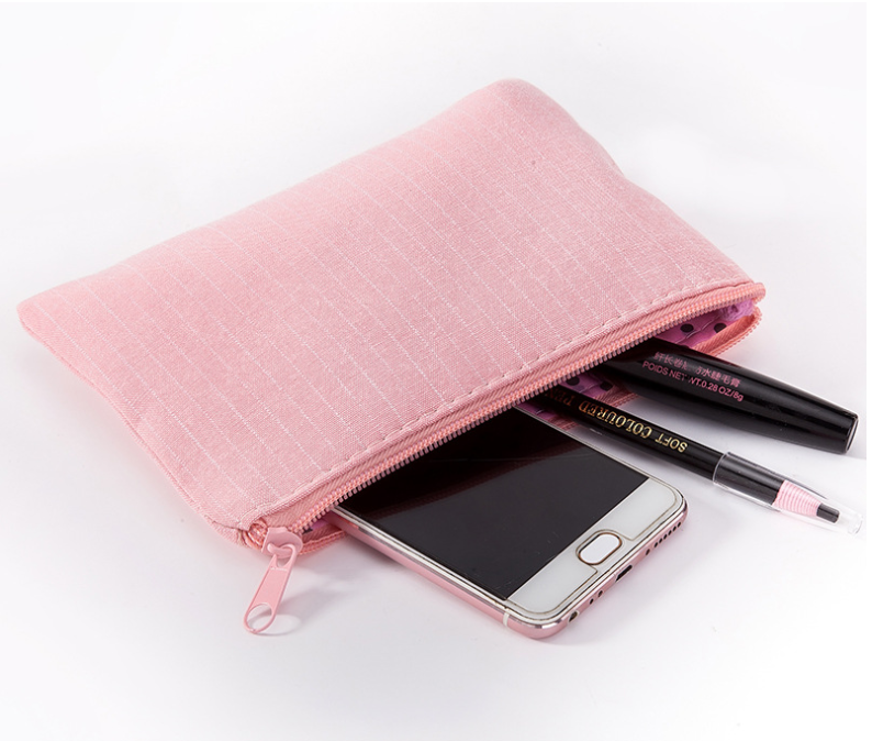 PVC Small Lightweight Toiletry Bag Eco Cosmetic Durable Multi Color Three Piece