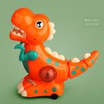 Plastic Electric Dinosaur Model with Music and Lighting Universal Rotation