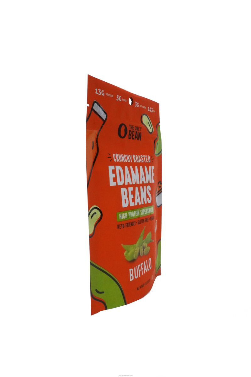 Composite Plastic Aluminum Foil Beans And Packaging Bags With Side Gusset