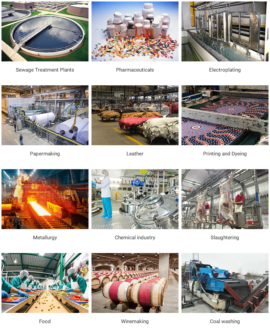 Application of hydraulic filter press