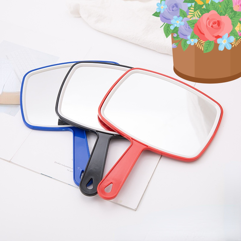 Top Fashion Make-Up Mini Vanity Dressing Square Makeup Little Espejo Small Mirror with LOGO