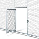 Chicken Coop Galvanized Metal Walk in Chicken Cage Large Rabbit Cage Poultry