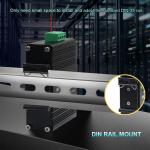 Din Rail Mini Ethernet Switch 4 Port 10/100/1000T + 1-Port 100/1000X SFP
