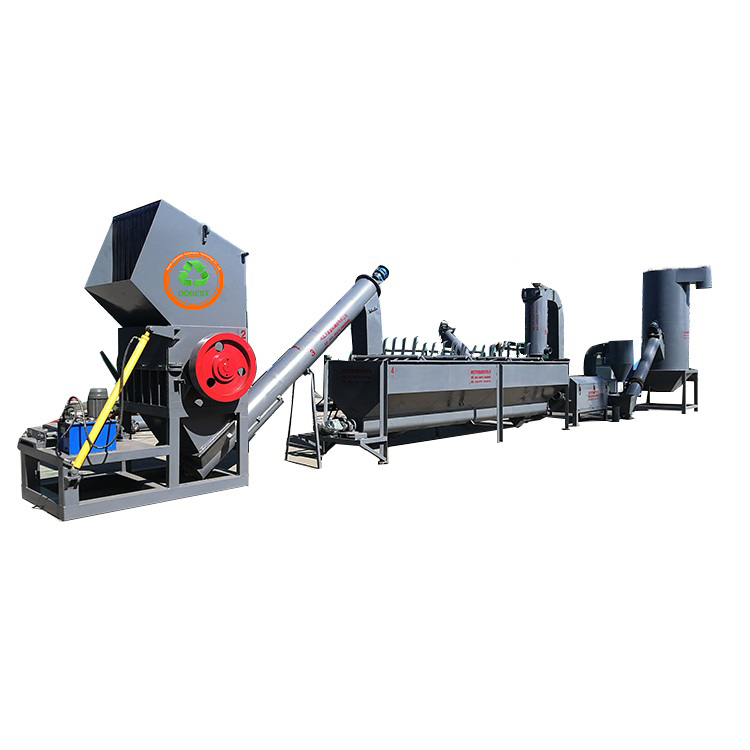 Semi-Automatic PP PE Film Washing And Recycling Line With Plastic Washing Tank With 1