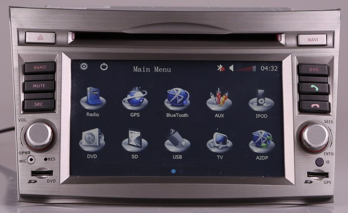 2 din car media player for Subaru Outback /Legacy 2009-2010 support auto radio mp3 bluetooht OCB-8707