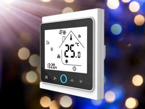 China 0-10V Contro Fan Coil Unit Thermostat Wifi High Accuracy 95-240V AC,50/60Hz wholesale