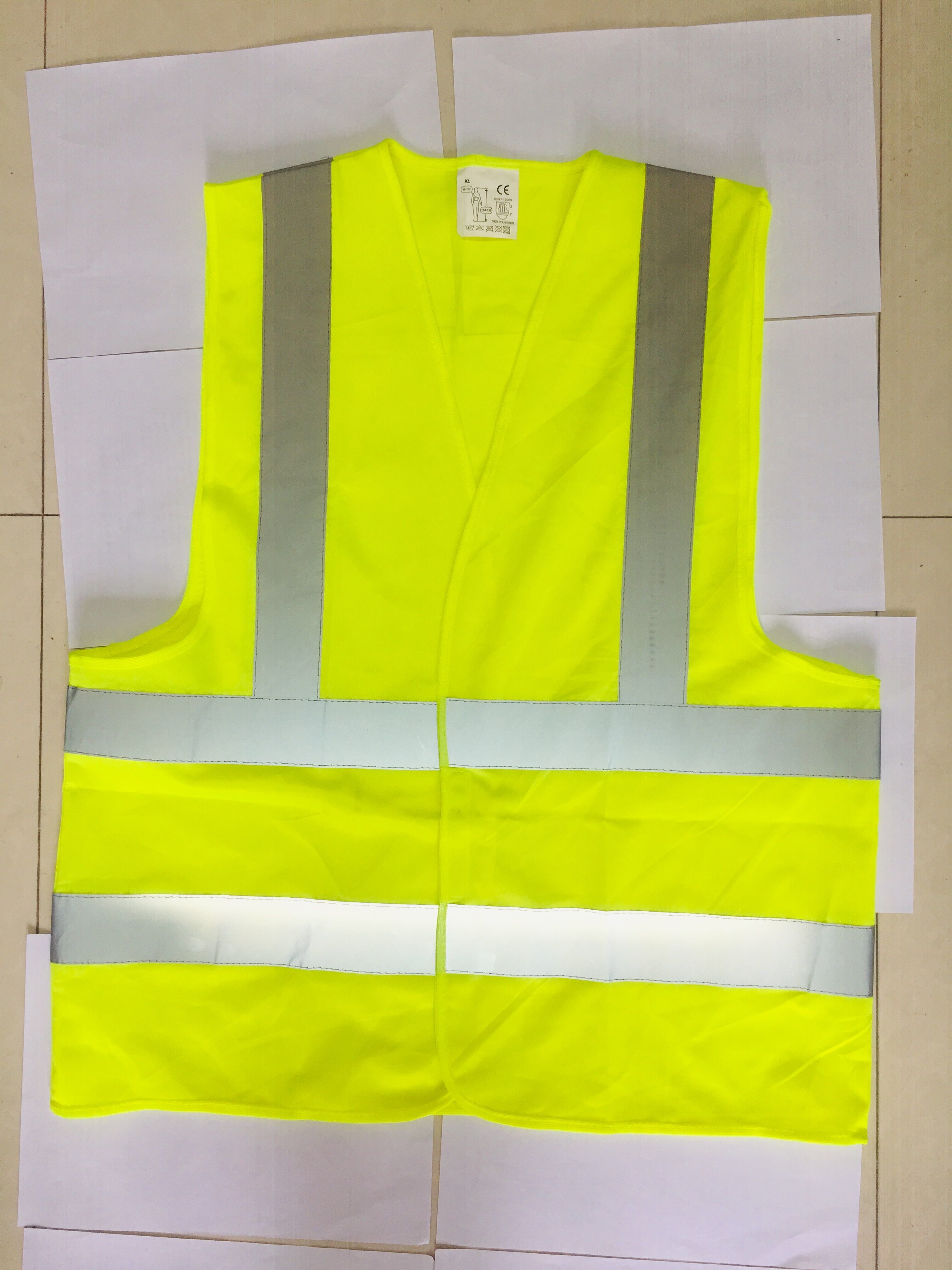 PVC Tape Safety Vest Net 50/60 Grams Breathable Mesh Safety Vest