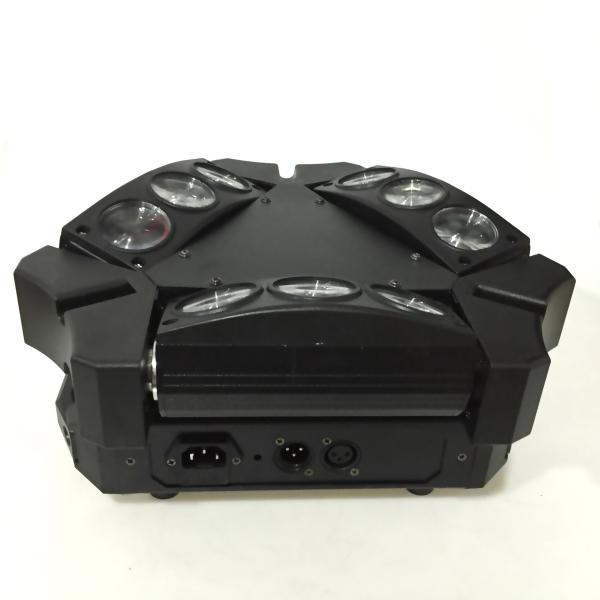 9 * 10W RGBW / White Mini 9 heads LED Spider Moving Head Light Quad - color
