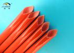 UL E333178 Approval Flexible Braided Fiberglass Sleeve / Silicone Rubber