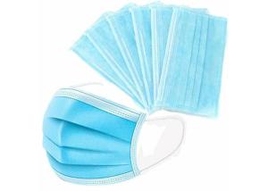 China Anti Bacteria Blue Half EN149 2001 Earloop Face Masks wholesale