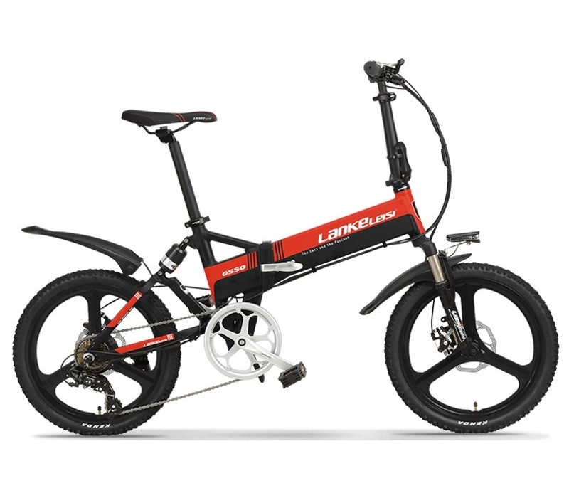 Multi Functional Foldable Electric Bike 20 inch with Rear Suspension