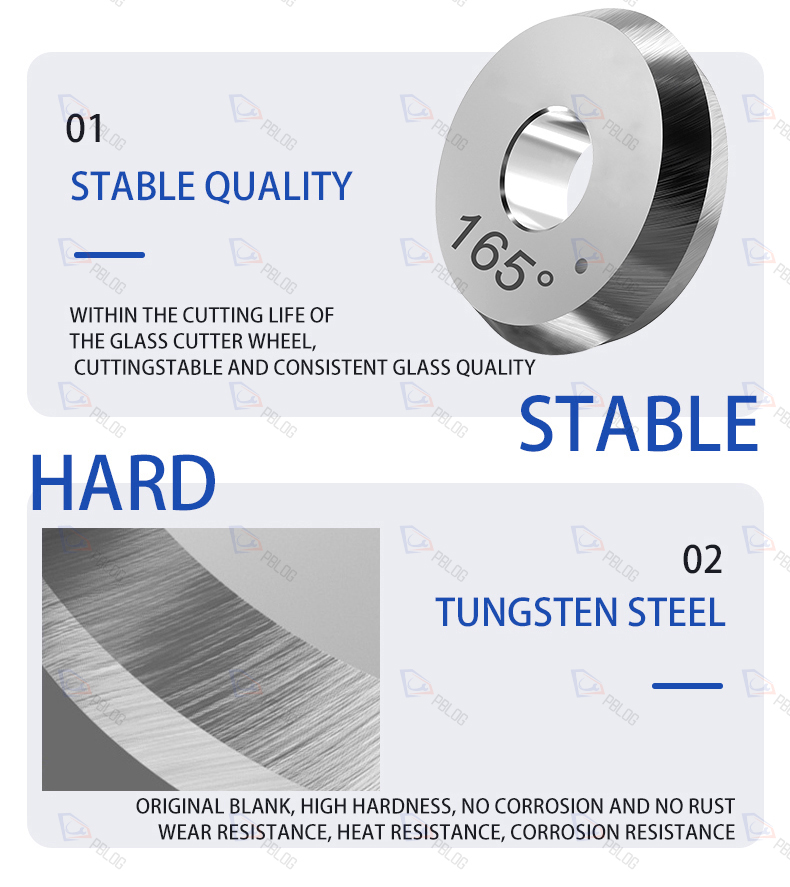 PBLOG Tungsten Steel Cutting Wheel Use For Glass Cutting Glass Cutting Fittings