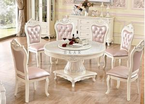 China antique round Wood dining table with turntable wholesale