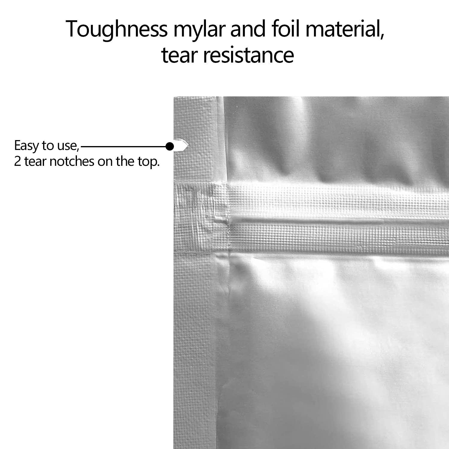 Moisture Proof Die Cut PET Smell Proof Custom Mylar Bags For Food Storage