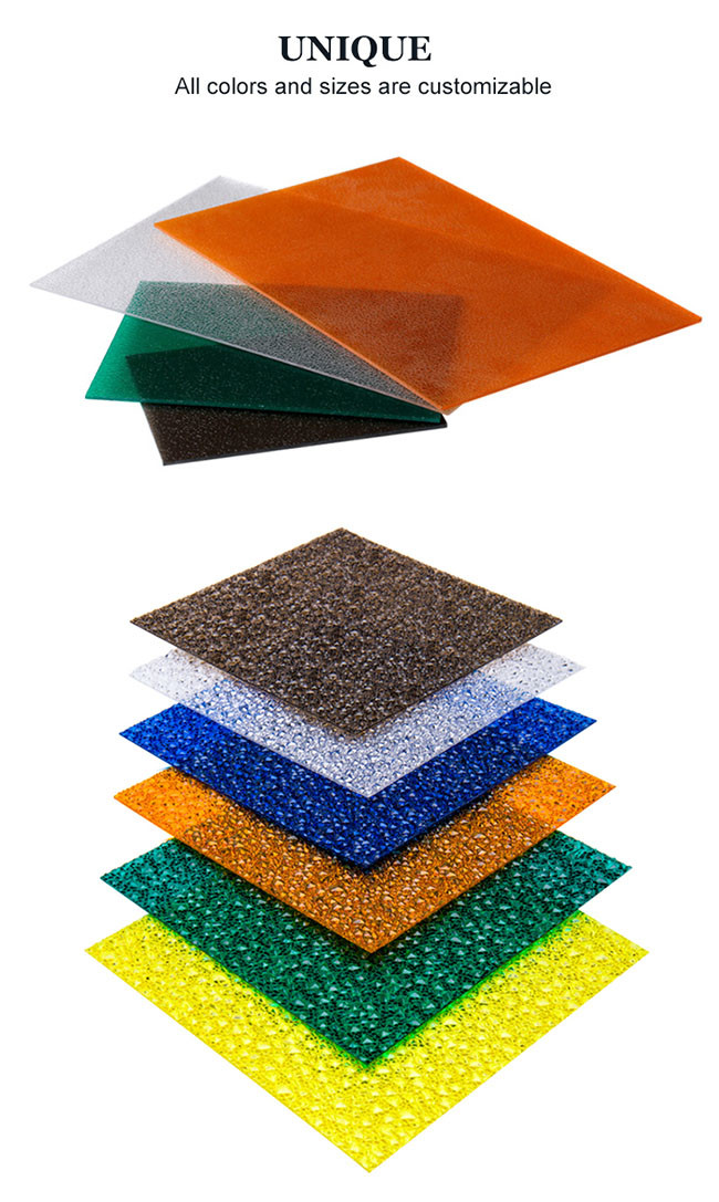 Prismatic Window Decoration 3mm Embossed Acrylic Sheet